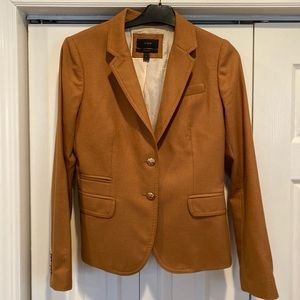 Camel color JCrew Schoolboy blazer, size 8
